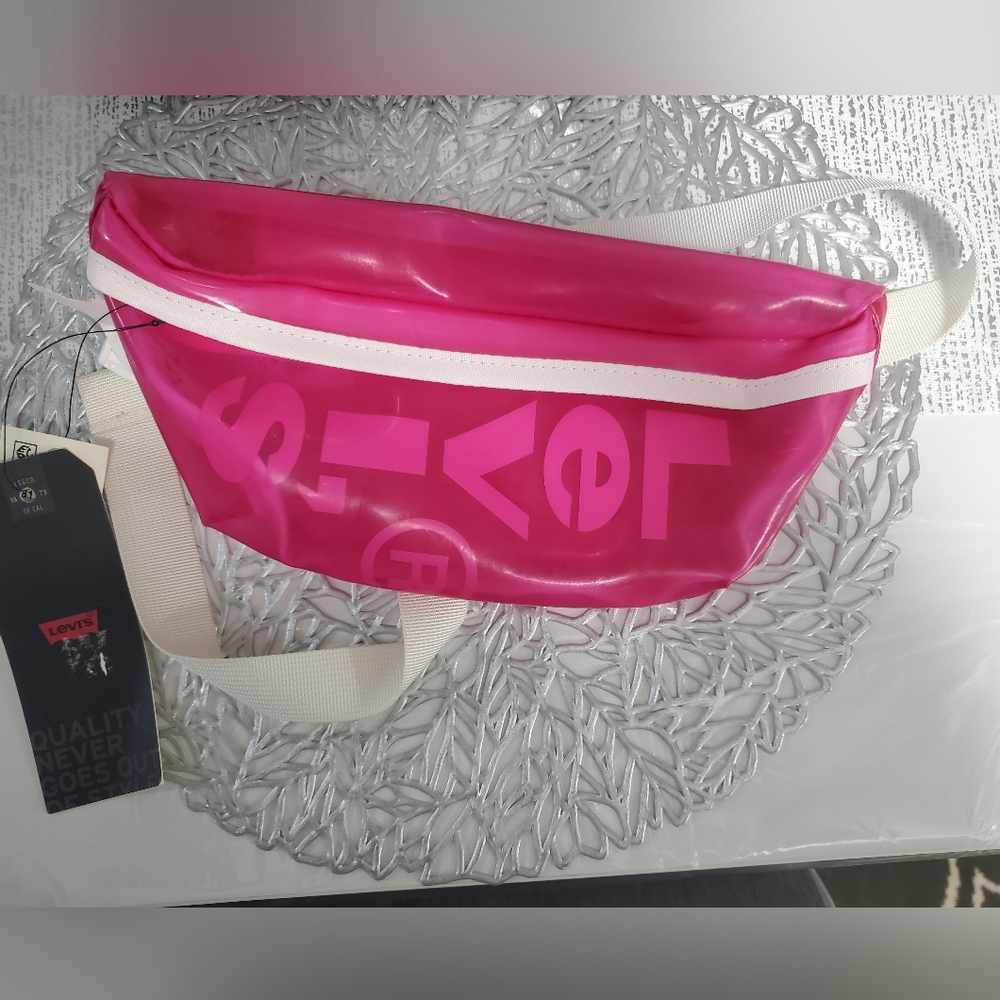 🍍 3/$16 NWT Levi's Pink See through Pouch